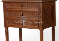3 Drawer Pedestal Table